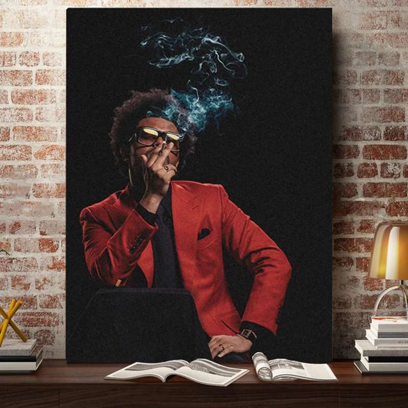 Плакат weeknd картина настенное искусство холст для гостиной дома спальни кабинета