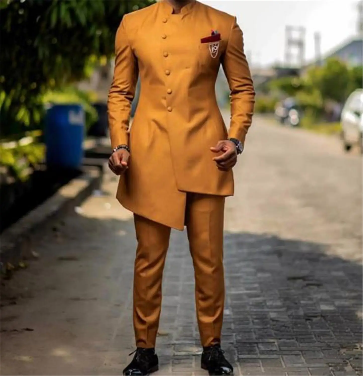 Новейший индивидуальный мужской костюм уникального дизайна танцевальное