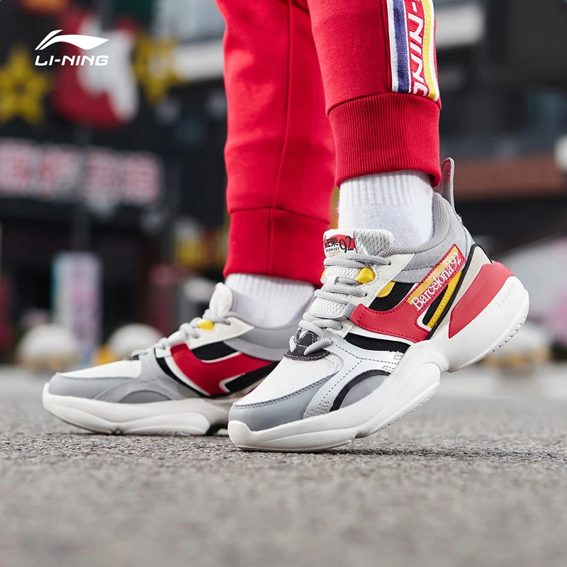 Li-Ning/Женская обувь; 92 призера; обувь для образа жизни; светильник на подкладе; кроссовки в стиле ретро; спортивная обувь для отдыха; AGLP086 YXB328