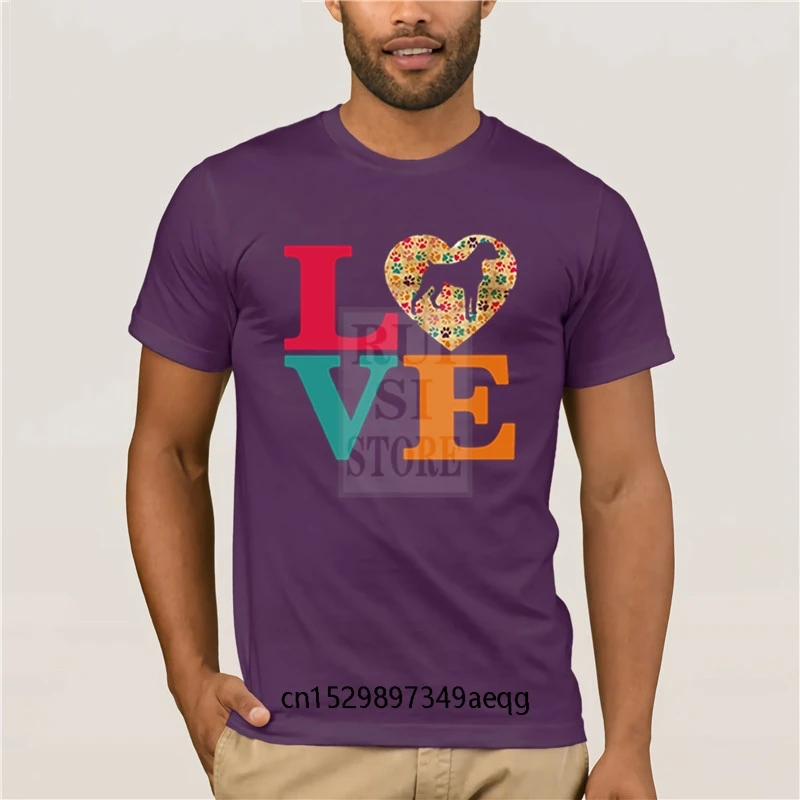 

Men's Cool Short Sleeve T Shirt Boxer Dog Lovers T shirt for men good front cotton T shirt adult cotton simple