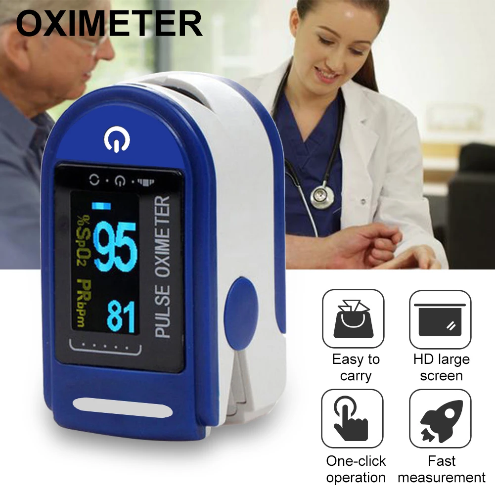 

Digital finger oximeter Bluetooth LED Two-color display pulse oximeter display SPO2 PR oximeter a finger Respiratory Rate