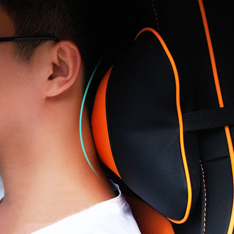 Автомобильный кожаный подголовник подушка для шеи защита Smart 451 453 fortwo forfour