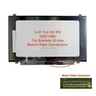 14-дюймовый ноутбук ЖК Экран для Dell Latitude E5470 E5450 E7450 электрические гибкие трубы фитинг интерьер Flex 06J1Y3 6J1Y3 NV140FHM Дисплей СИД 30 контактов ips FULL HD 1080P тестирование