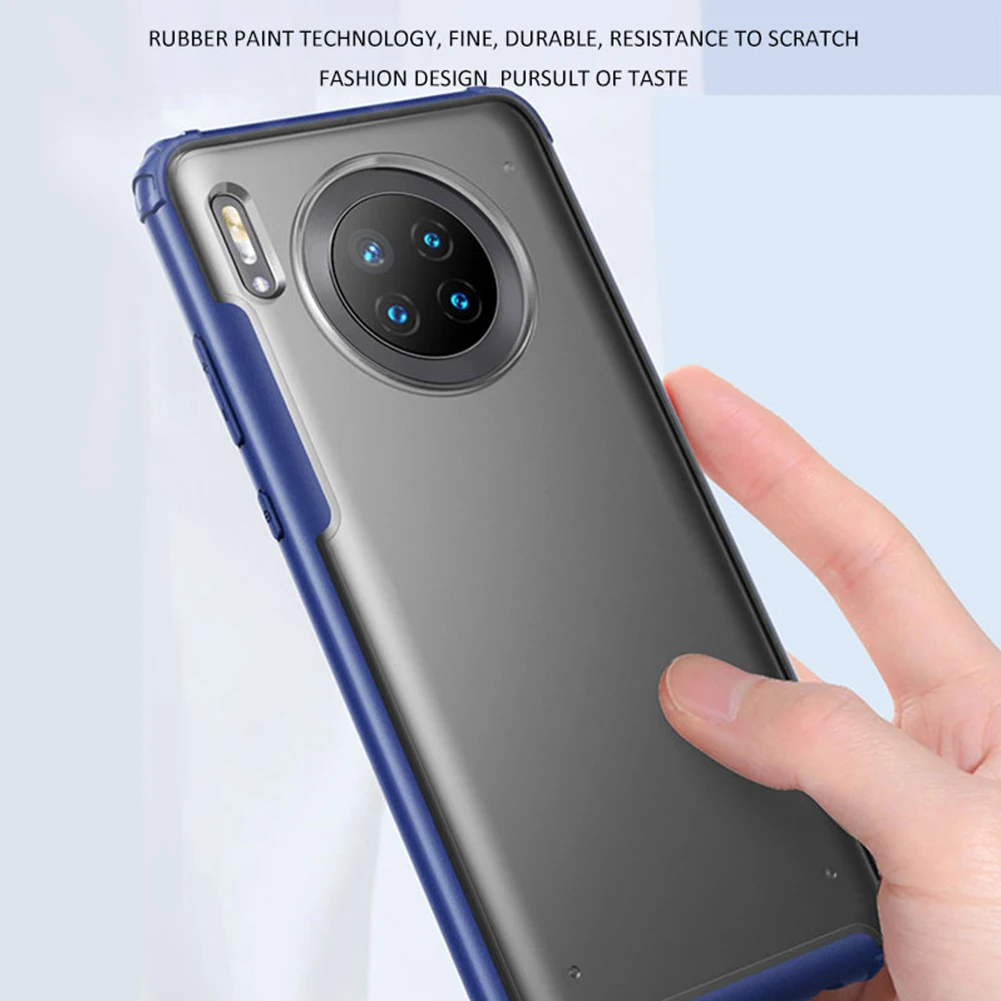 Frosted Matte Phone Case for Huawei Mate 30 Pro Soft TPU Frame Shockproof Shell Hard PC Full Back Sweatproof Anti-knock Coverage |