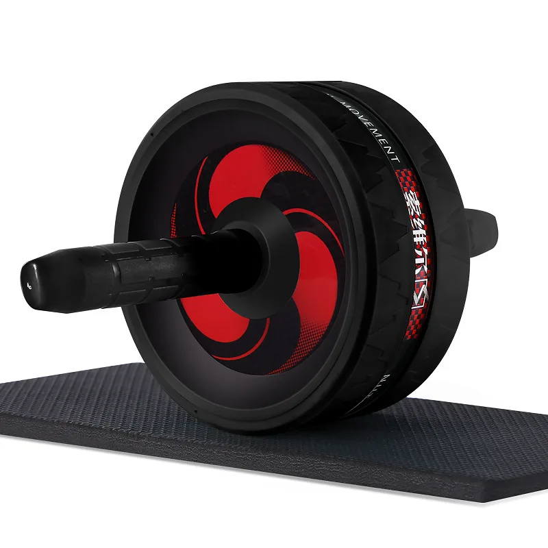 New Hot No Noise Abdominal Wheel Ab Roller Trainer Muscle Stimulation Fitness Equipment Gym Exercise Men Body Building 4 Colors |