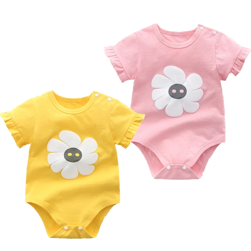 Летняя одежда для маленьких мальчиков и девочек комбинезоны новорожденных