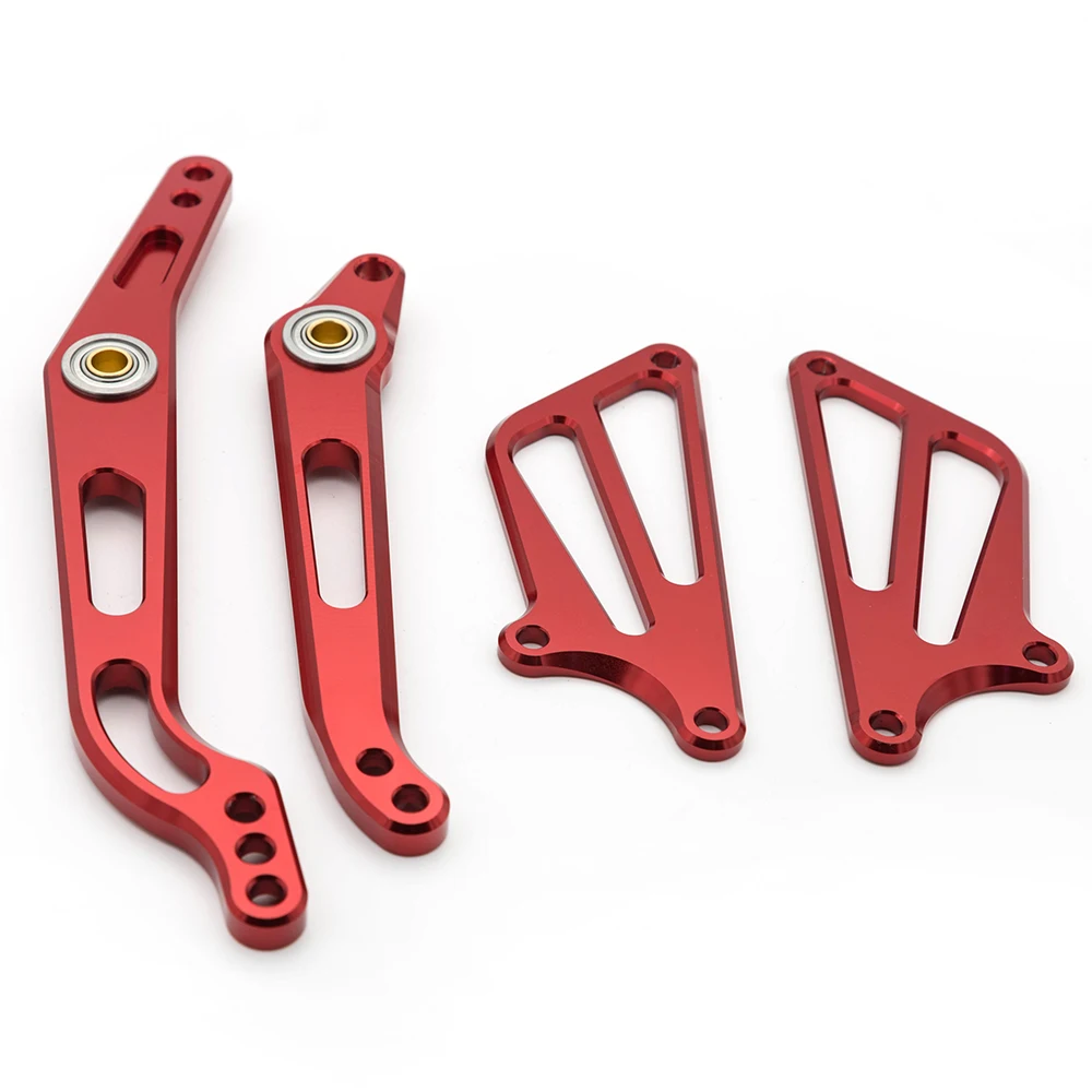 

Aluminum Racing Motorcycle Footrest Rearset Foot Peg Brake Gear Shift Shifter Lever + Wing For Yamaha YZF R6 YZF-R6 2006-2014