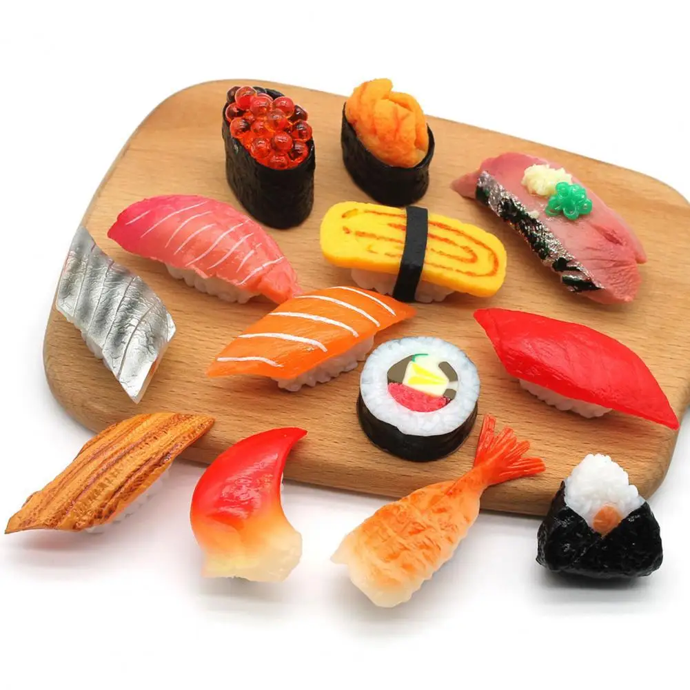 

Cartoon Pendant Simulated Fridge Decoration Shooting Props Sushi Model Food Toys Gift Cute Simulation Display Molds Bag Decor