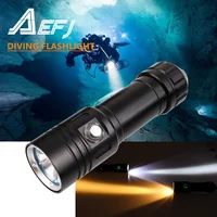 Super bright Diving Flashlight L2 LED IPX8 highest waterproof rating Professional diving light Powered by 18650 or 26650 battery