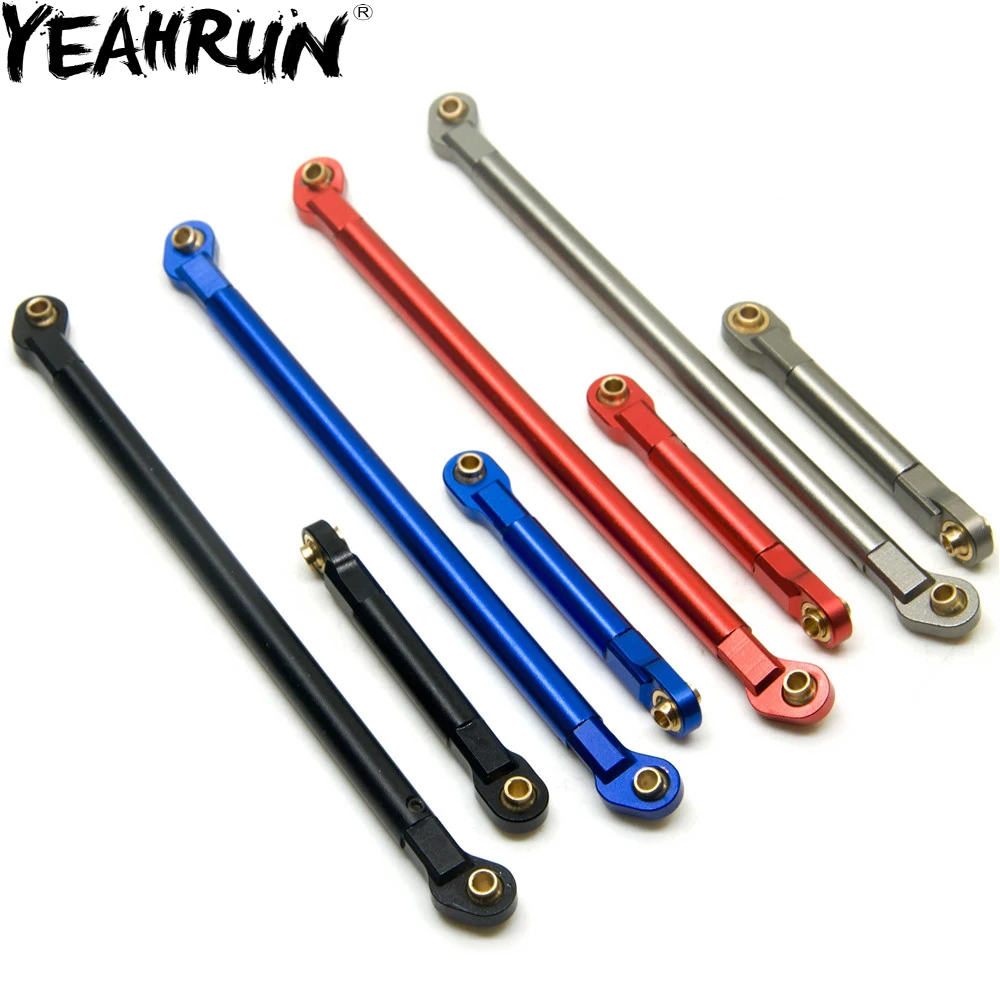 YEAHRUN алюминиевый рулевой тяги Набор для 1/10 осевой 90022 90027 90028 RC Гусеничный|Детали и