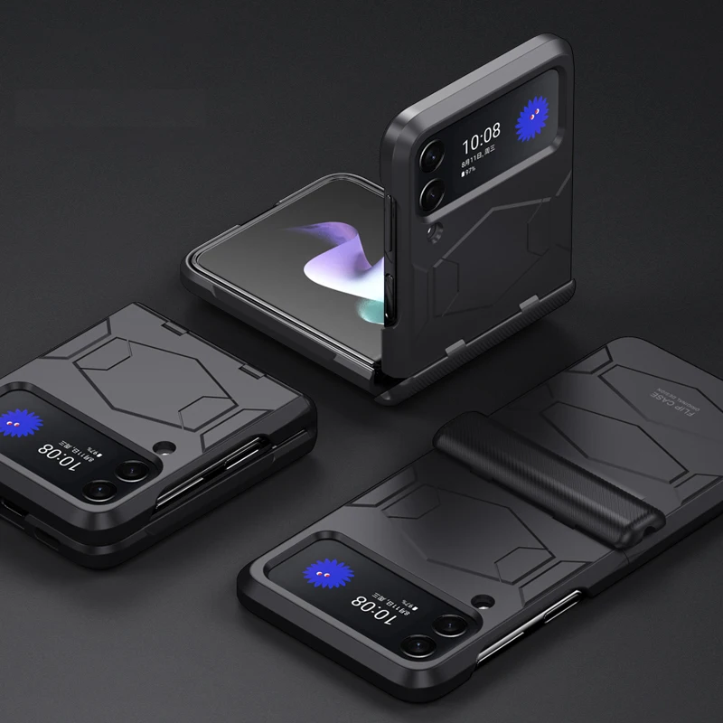 

Защитный чехол на шарнирах для телефона Samsung Galaxy Z Flip 3 5G, жесткий противоударный защитный чехол для Samsung Z Flip3