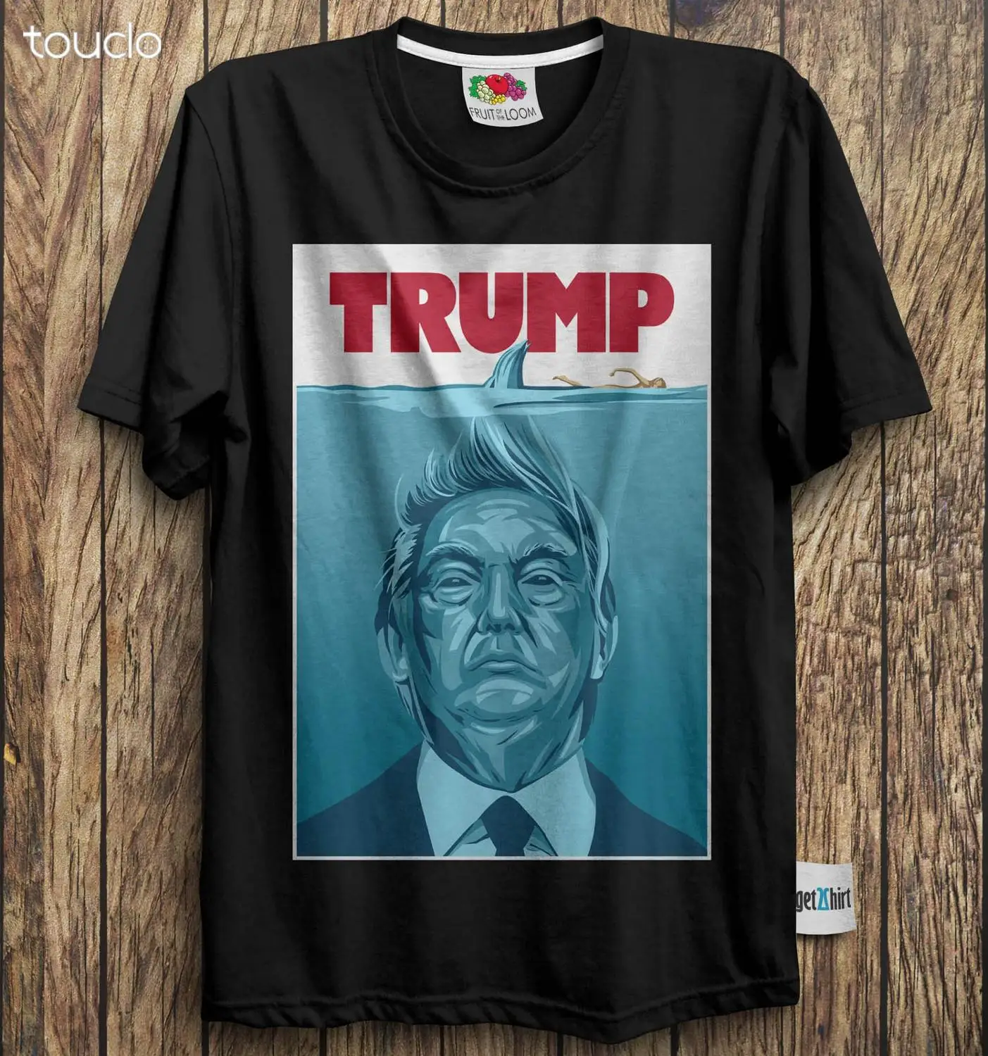 

New Trump 2020 Jaws Funny Tee Men'S T-Shirt Unisex Heavyweight T Shirts For Men S-5Xl