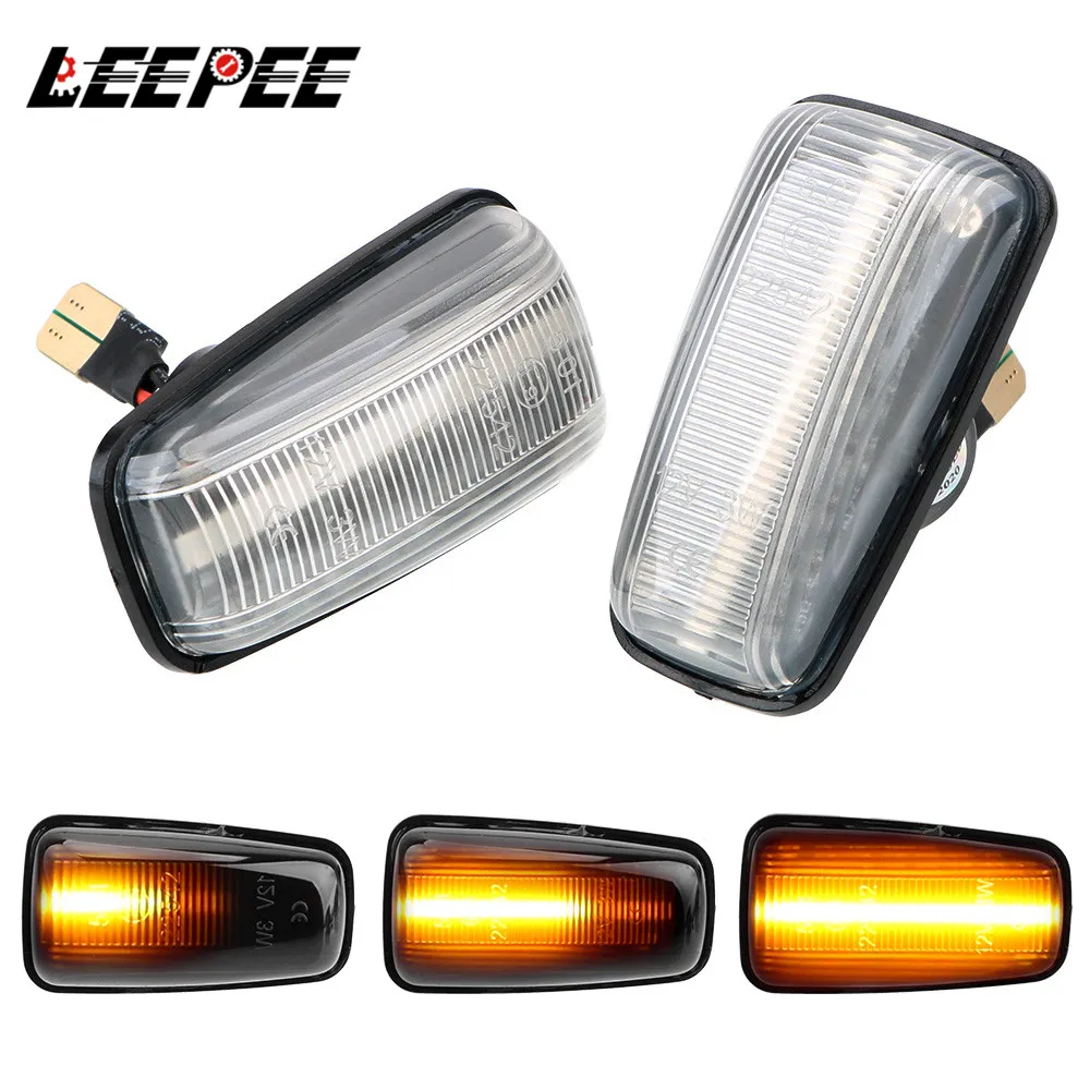 

Turn Signal Light Blinker Light LED Car Dynamic Side Marker For Peugeot 306 106 406 806 Expert Partner Signal Lamp A Pair