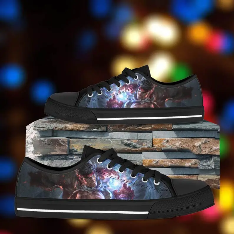 

Street Fighter shoes Mens Womens Designer Leisure Sneakers Men Casual Canvas Shoes Off White