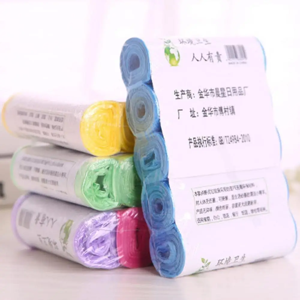 

5 Rolls Disposable Office Garbage Bags General-purpose Reinforced Garbage Bag Household Bathroom Kitchen Cleaning Accessories