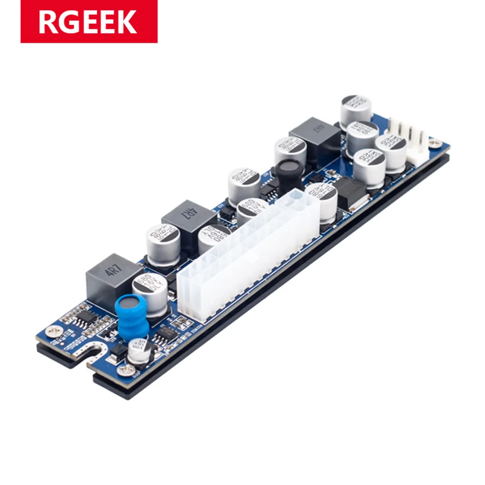 RGeek DC ATX Peak PSU 19 в 200 Вт Pico переключатель для майнинга 24pin MINI ITX к пк источник питания