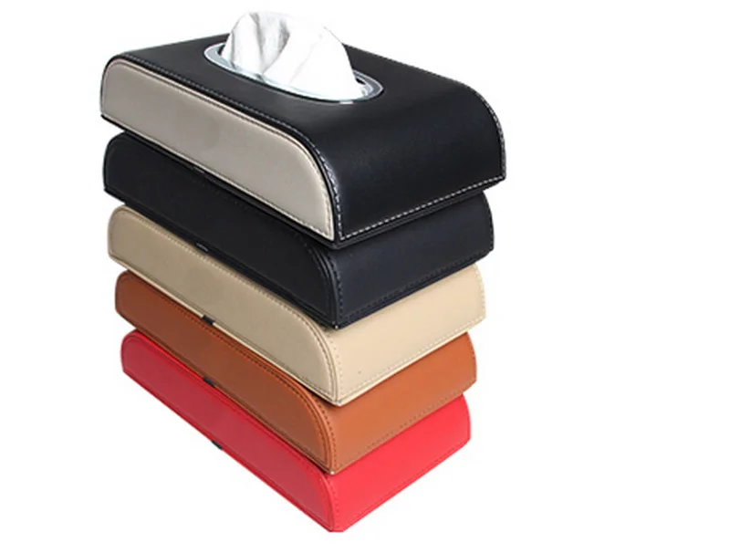 

Modern leather Paper towel Napkins Holder for A/udi A4L A3 A6L A8 Q3 Q5 Q7 Tissue container car home Tissue Box