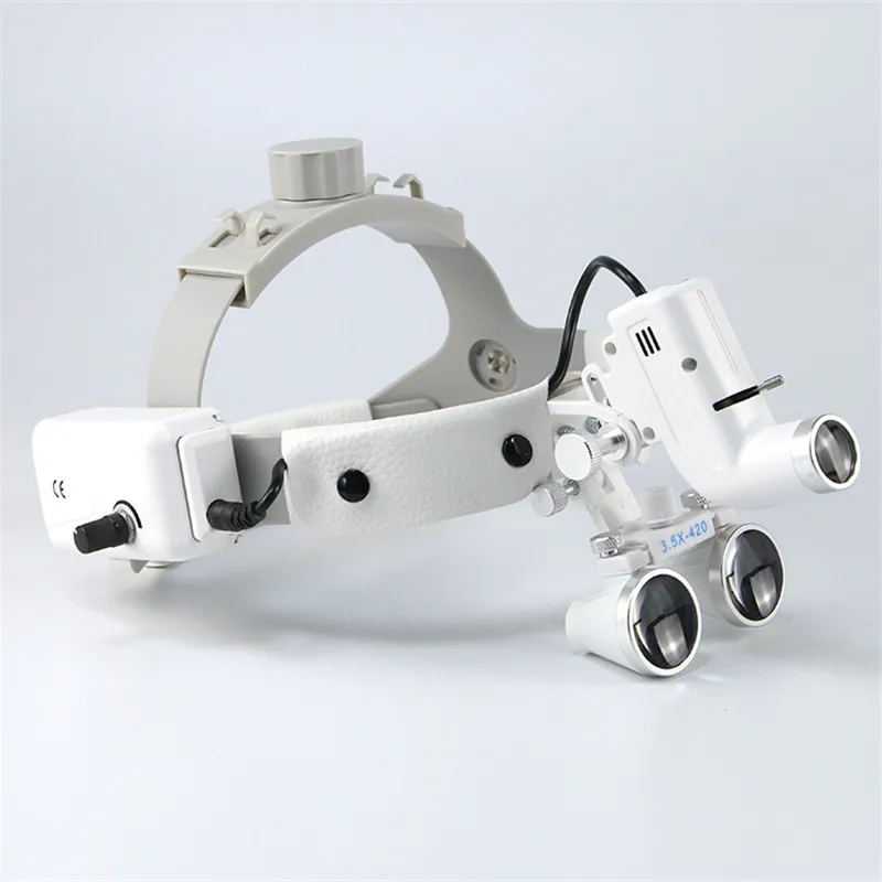 Высококачественный беспроводной осветитель для фар 5 Вт медицинский Налобный