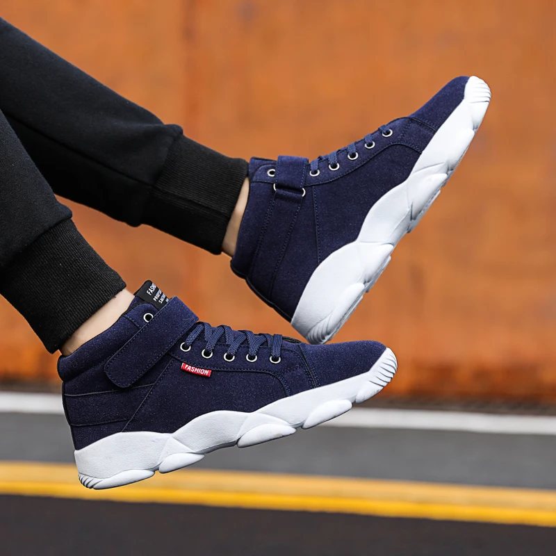 Кроссовки для бега мужские удобные высокие осенние спортивные кроссовки высокое