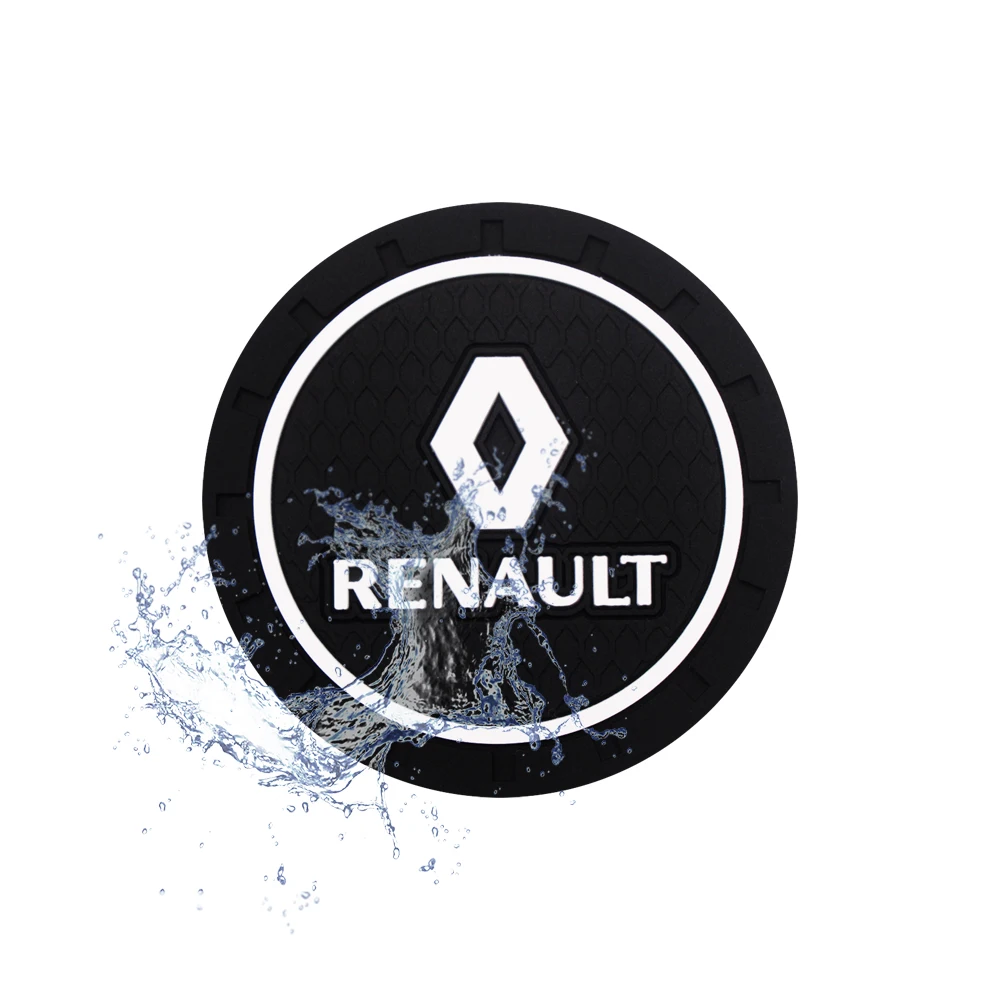 2 шт. Автомобиль Подставка Противоскользящий коврик эпоксидная смола Coaster мат