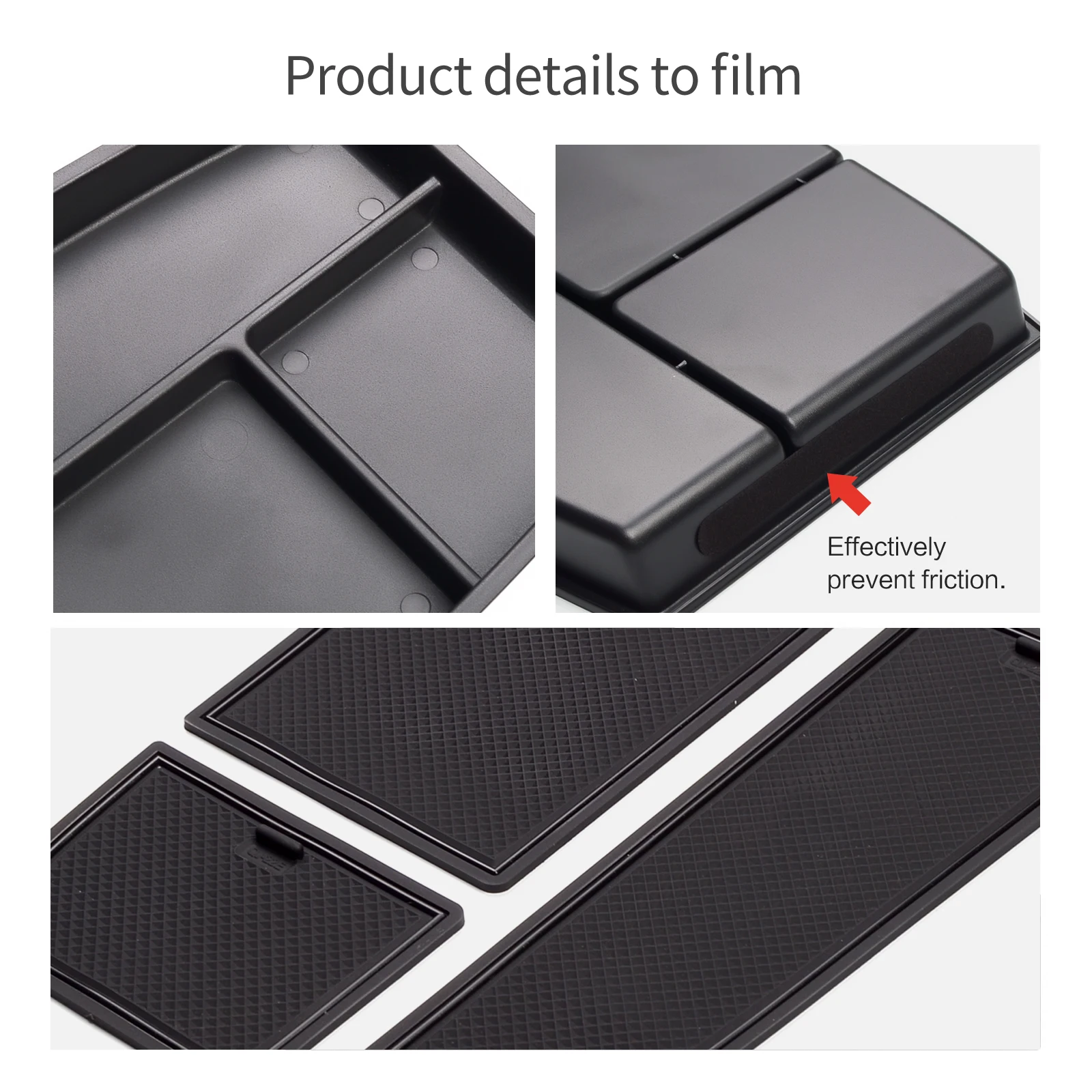

ZUNDUO Car Center Console Storage Box for Nissan Rogue 2021 2022 USA Model Accessories Central Armrest Organizer Container Tray