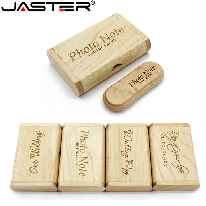 USB флеш накопитель JASTER деревянный 4/16/32/64 ГБ|pendrive 4gb|wooden usbflash drive |