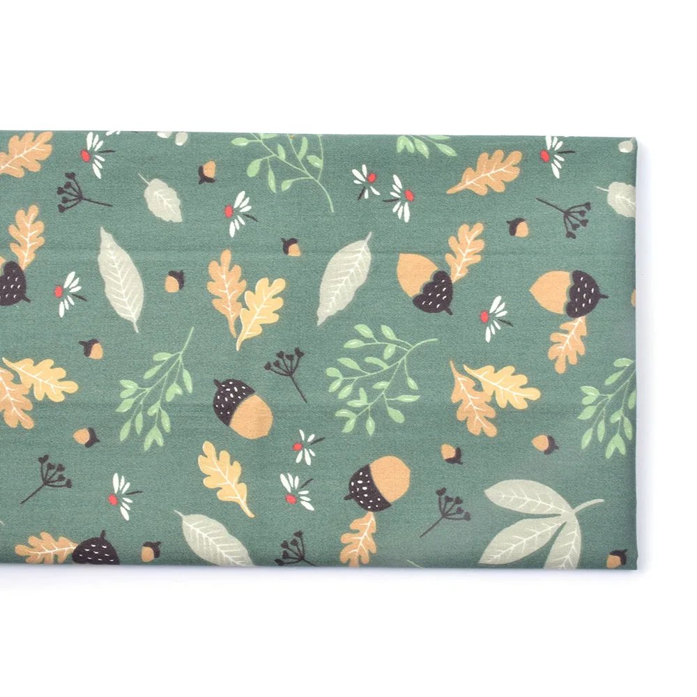 100% хлопчатобумажная саржевая ткань с цветочным принтом для рукоделия шитье