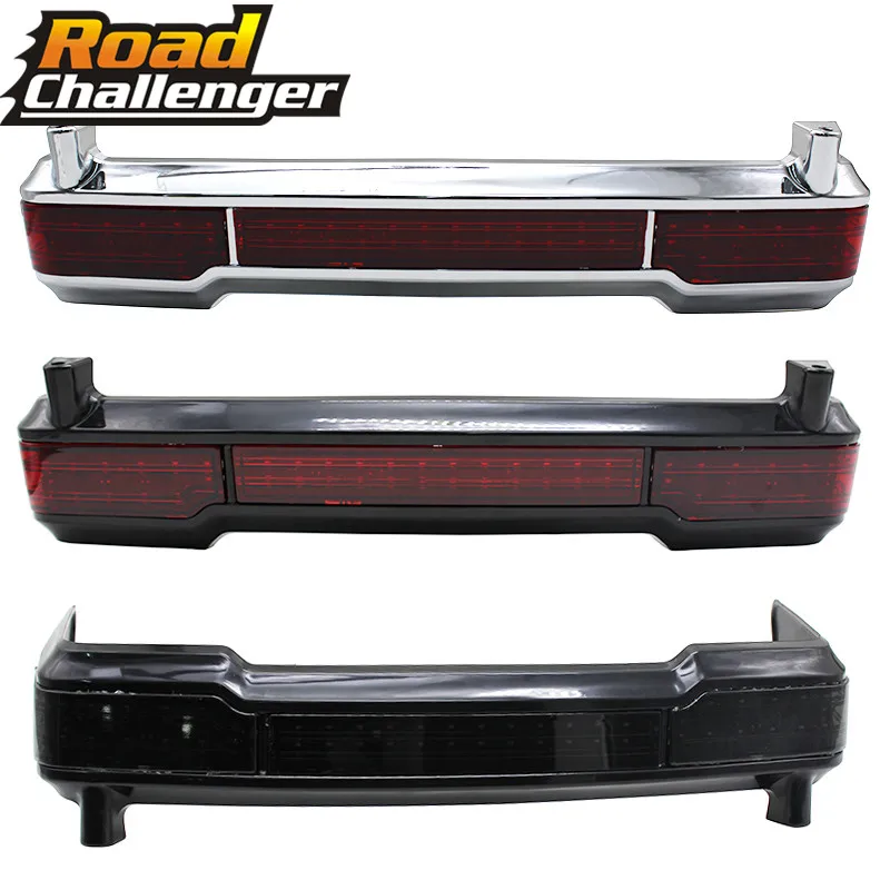 Мотоциклетный хромированный черный светодиодный задний стоп сигнал для Harley Touring