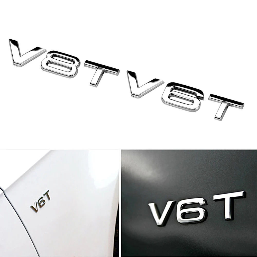 3D стерео Металлическая Эмблема багажник значок на крыло наклейка для Audi A4 A3 A5 A6 A1