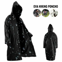 eva cloth outdoor rainwear men women raincoat hoodies long waterproof outdoor hiking travel fishing climbing rain jacket