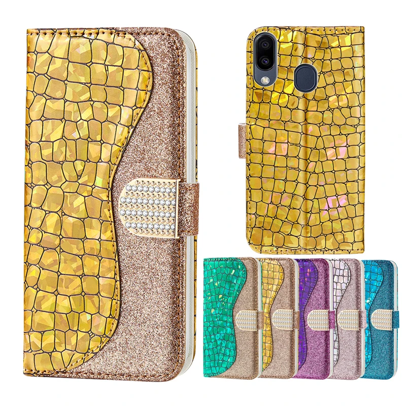 Роскошный блестящий чехол со стразами для телефона Samsung Note 10 A70 A60 A50 A40 A30 A20 A10 M10 M20