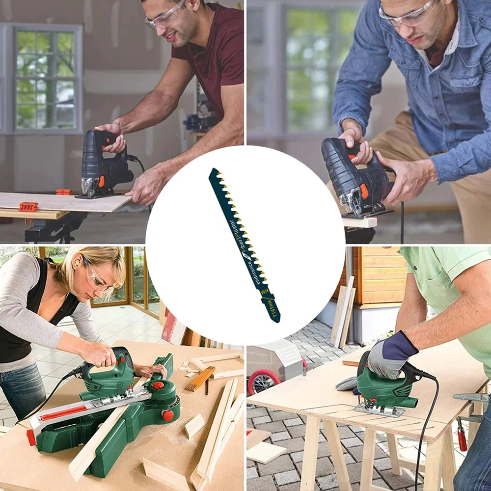 

100mm 6T Hard Alloy Reciprocating Saw Blades For Wood 1pcs Workshop Equipment T141HM Saw Blade Power Tools