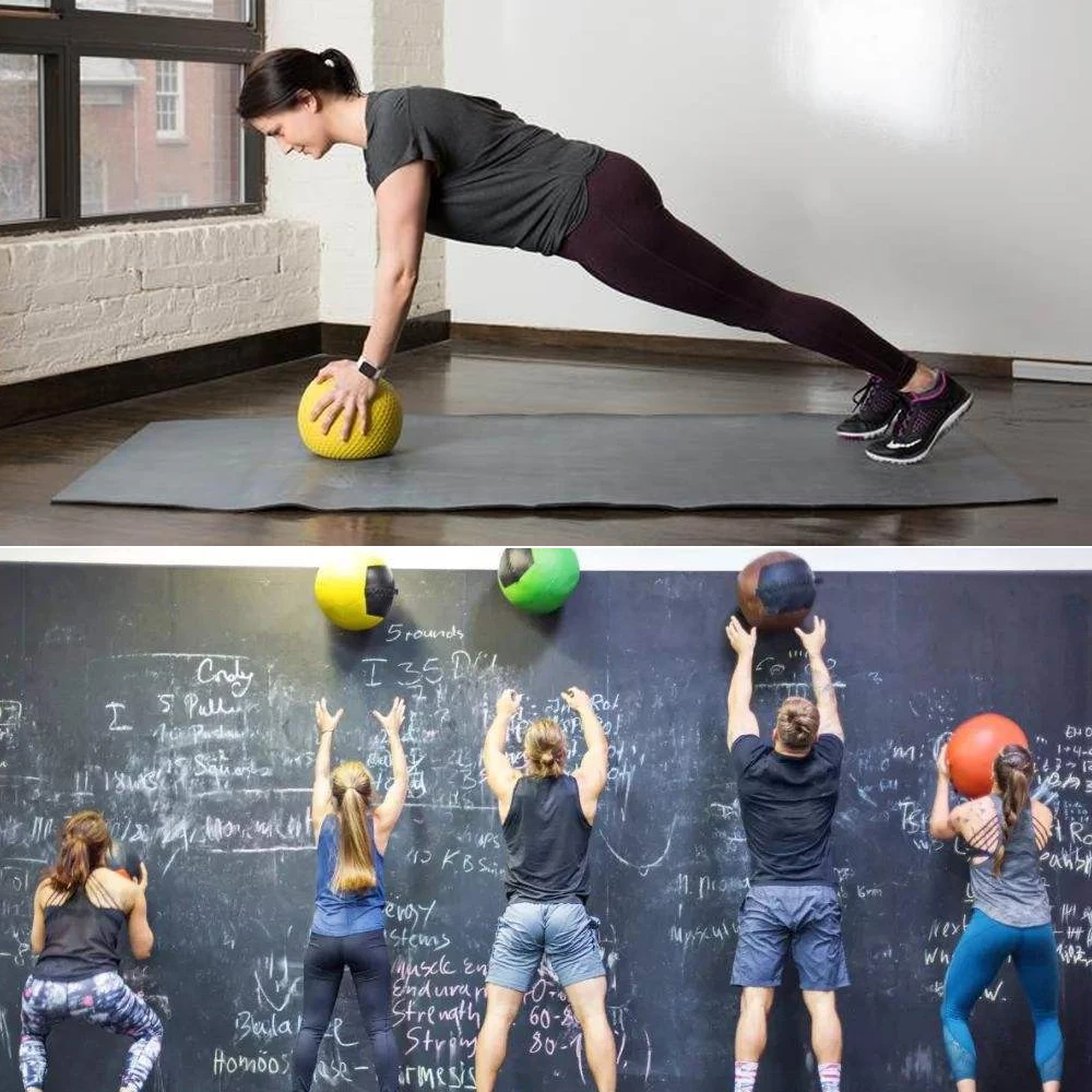 35cm Medicine Empty Snatch Wall Balls Heavy Duty Exercise Kettlebell Lifting Fitness Muscle Building New Random Color | Спорт и