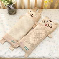 children buckwheat pillow cartoon animals newborn nursing pillow baby anti roll protection cushion prevent flat head pillow