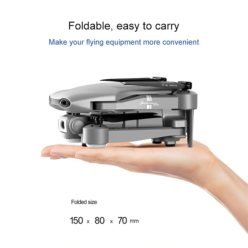 New F3 GPS WIFI Positioning Drone Smart follow 360 Surround shooting 4K HD Camera Foldable Altitude Hold Durable RC Toys | Электроника