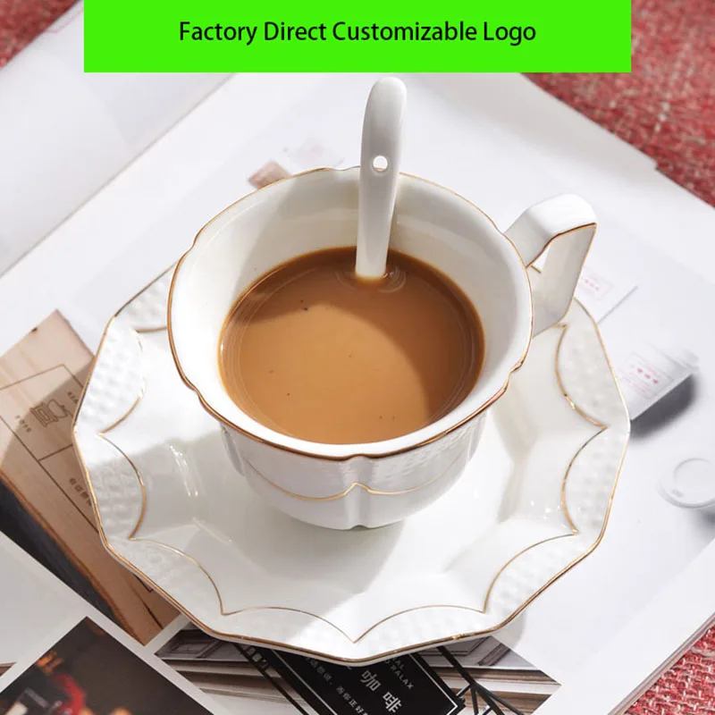 Керамические чашки и блюдца кофейная чашка набор для континентального чая