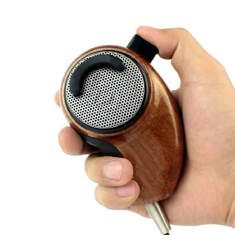 Портативный динамик/микрофон шумоподавляющий микрофон для Cobra Uniden CB-Radio деревянный зернистый микро-телефон в автомобиле или в другом помещении на открытом воздухе