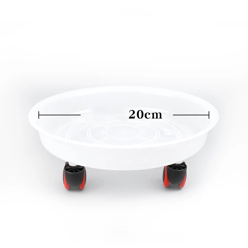 

Flower Pot Tray Movable Plastic Universal Bonsai Base Stand Flower Pot Holder Movable Pot Rack for Home Garden Tool Decoration