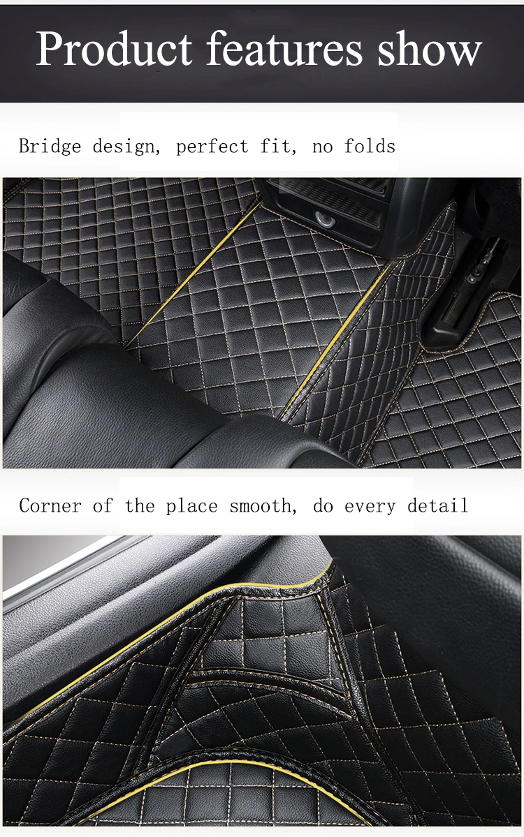 Кожаный коврик для ног автомобиля на заказ для Citroen DS DS3 DS4 DS5 DS6 DS7 DS4S DS5LS для Dodge Journey автомобильные коврики автомобильные аксессуары