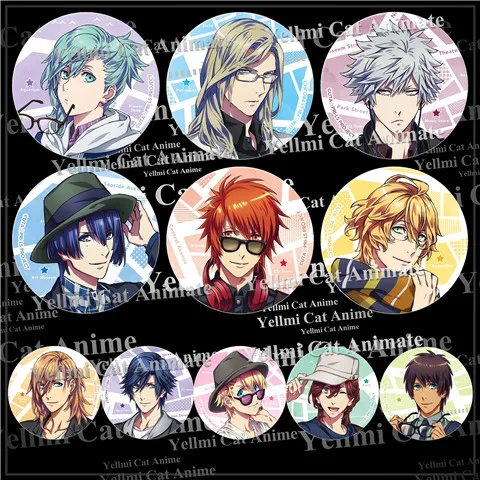 1 шт. 58 мм крутые значки Uta No Prince Sama Kurusu Masato Ittoki для рюкзака|Броши| |