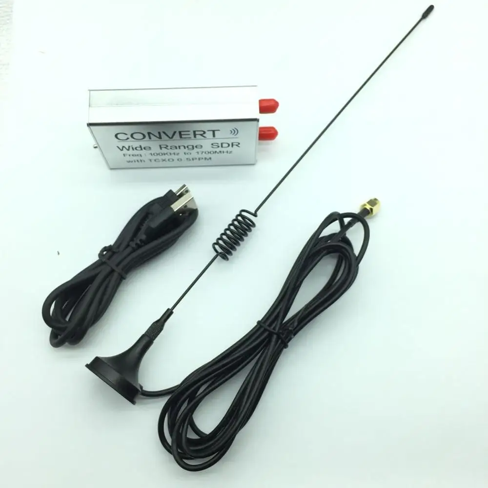 

RTL2832U + R820T2 набор микросхем 100 кГц-1,7 ГГц + UpConverter HF UHF VHF RTL-SDR приемник