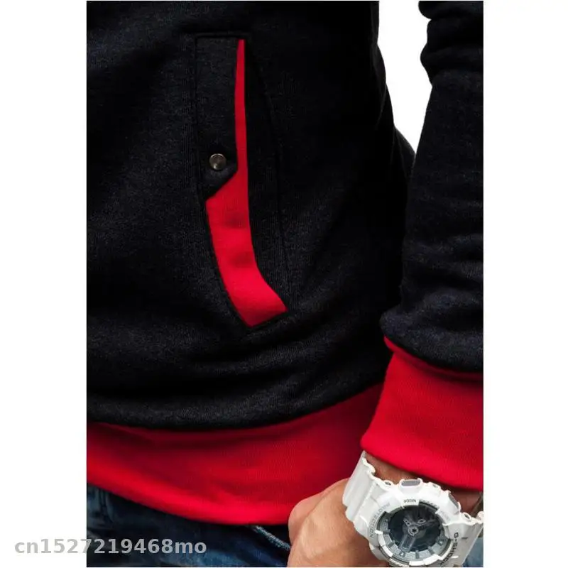 Мужская повседневная спортивная толстовка с капюшоном на молнии сбоку для bmw M