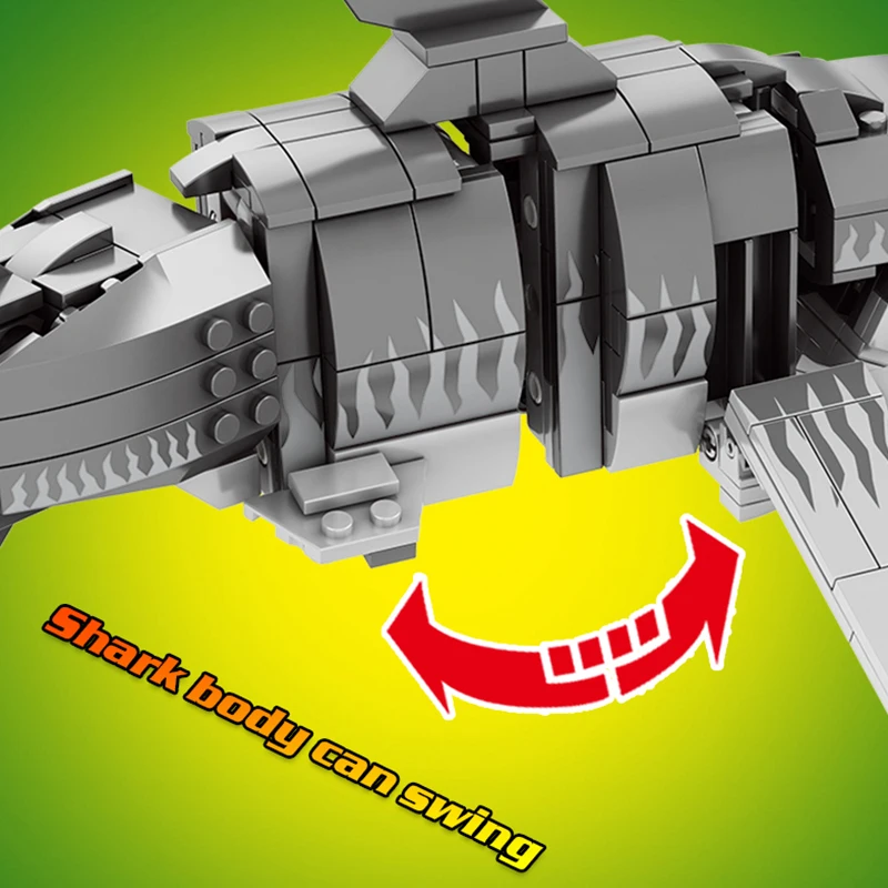 Высокотехнологичные строительные блоки серии Подводный мир набор строительных