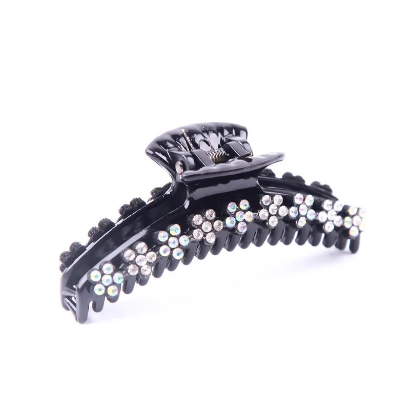 Новинка заколки для волос зажимы 8 см трендовые стразы краб женщин и девочек