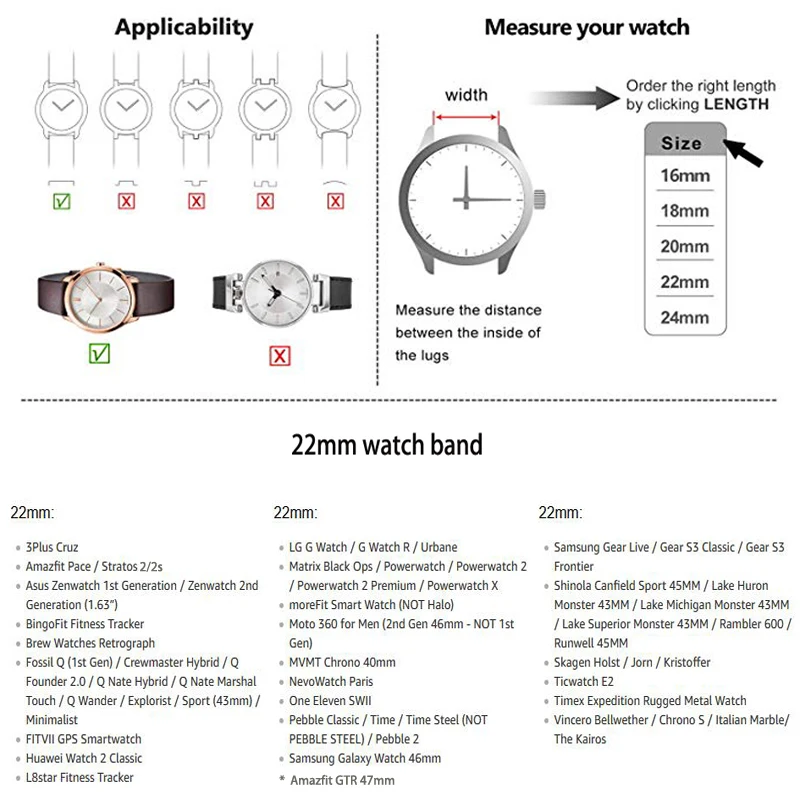 Ремешок силиконовый для samsung galaxy watch active 2 спортивный браслет huawei gt 2e Samsung gear s3 frontier