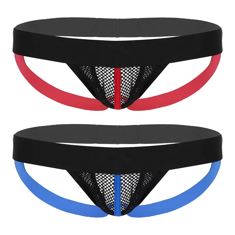 Мужские с низкой посадкой нижнее белье SISSY эластичный широкий пояс Прозрачная