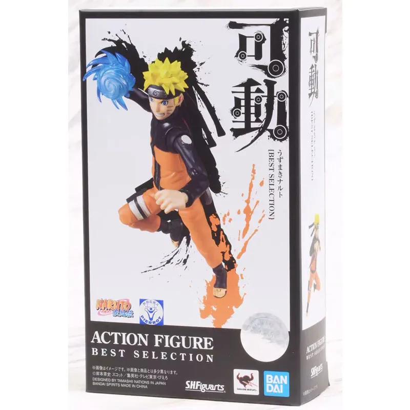 

Original bandai uzumaki naruto shippuden rasengan shf 6 Inch japan anime action figures figurine collection model children toys