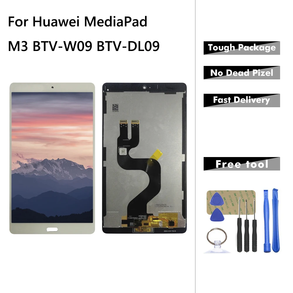 С ЖК дисплеем для Huawei MediaPad M3 BTV W09 DL09 дисплей сенсорный экран дигитайзер сборки