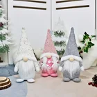 Рождественские украшения для дома, милая кукла без лица, подвесная подвеска, Рождественская елка, украшения сделай сам, новогодние подарки для детей