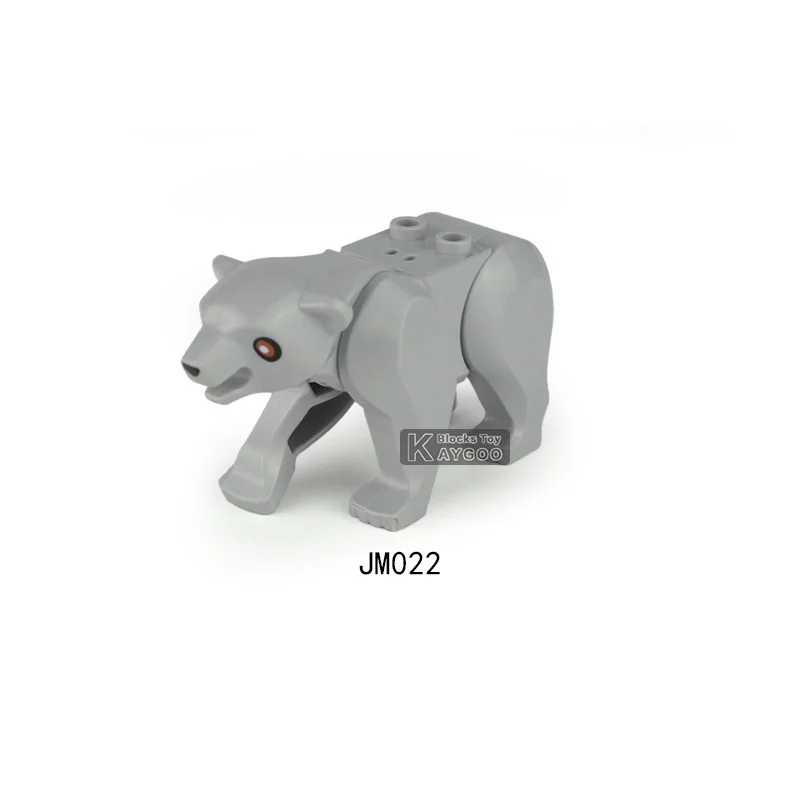 Жираф Тигр Акула Grorilla Grodd животная модель фигурки большие строительные блоки